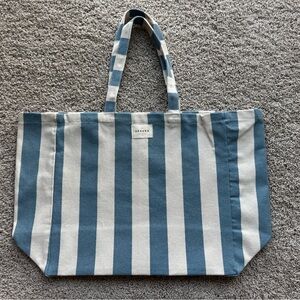 Sezane Striped Blue and White Tote - NWT